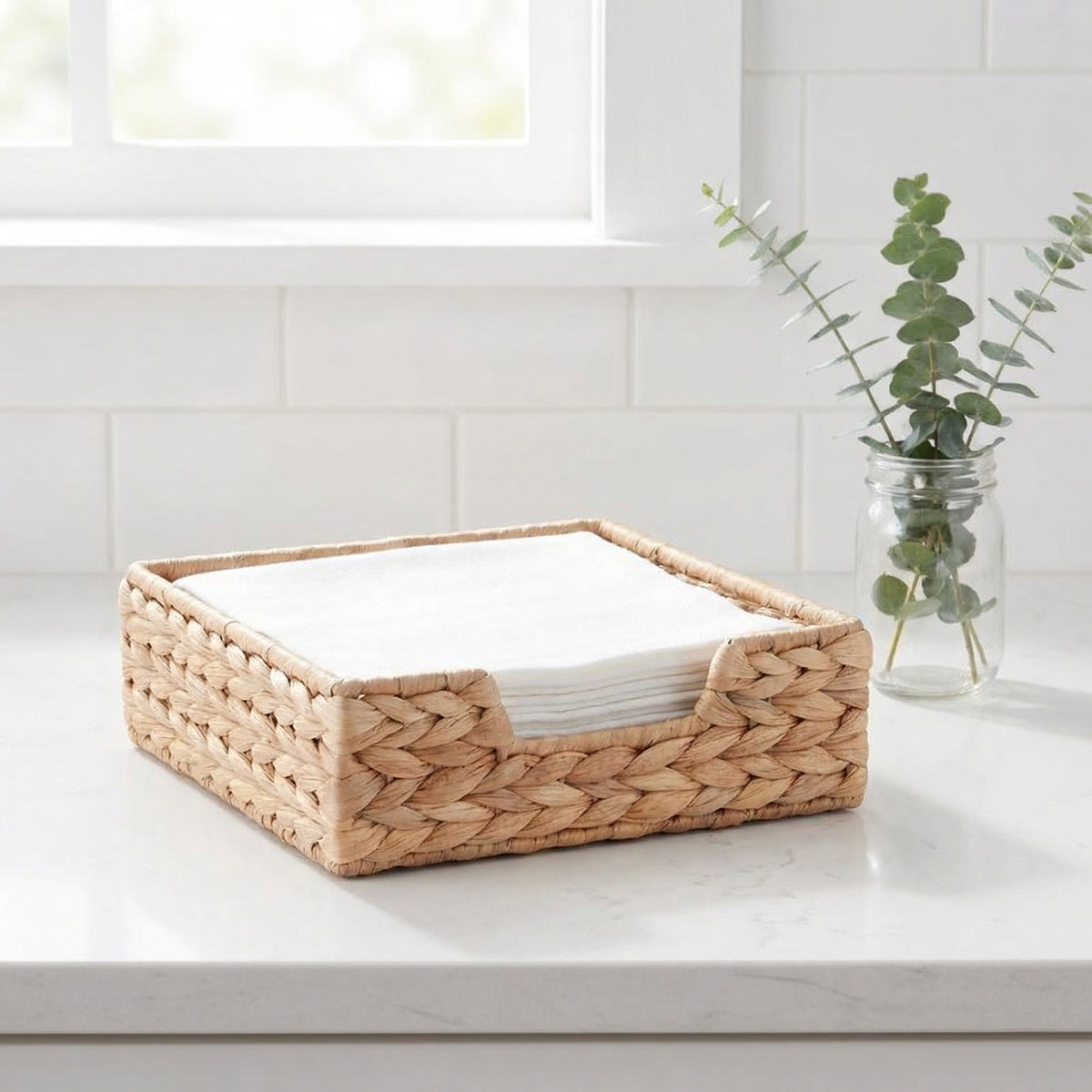 Handwoven Decorative Storage Tray Acalora
