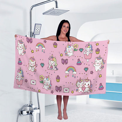 Artistic Cartoon-Themed Shower Curtain