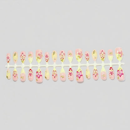 Floral Design Luxury Press-On Nails Acalora
