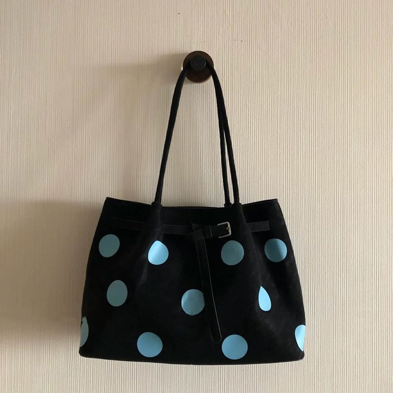 Stylish Polka Dot Tote Bag Acalora