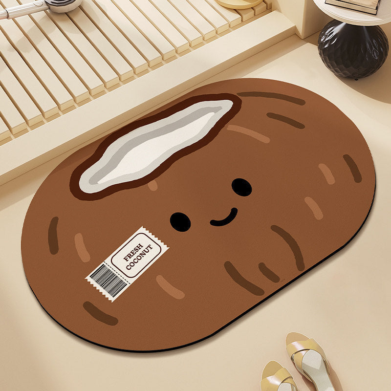 Playful Cloud-Shaped Bath Mat