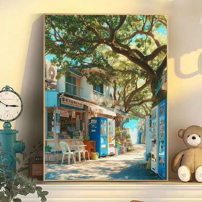 Scenic Street View Wall Art