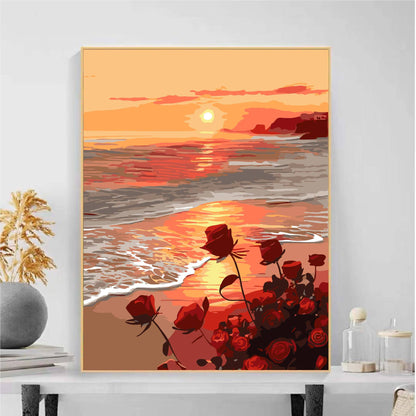 Scenic Ocean Sunset Wall Art