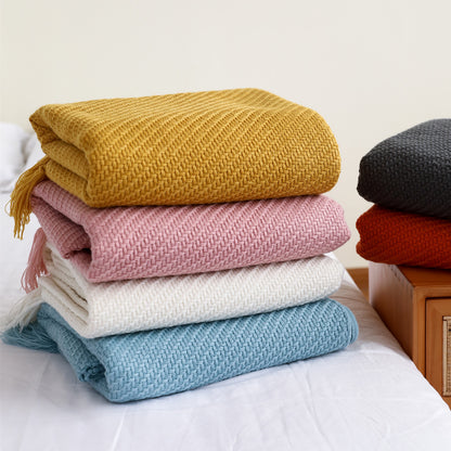 Unisex Premium Textured Throw Blanket