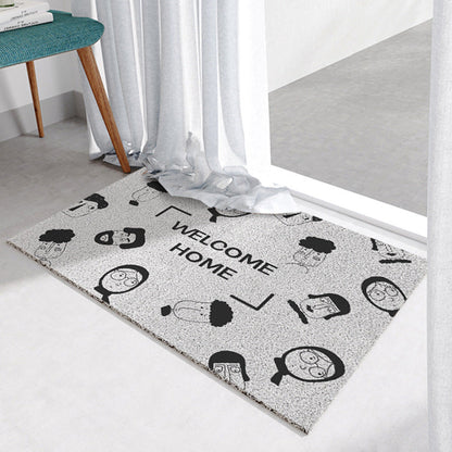 Whimsical Welcome Door Mat