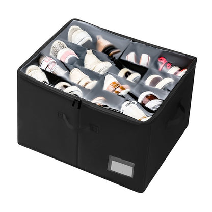 Multifunctional shoe storage box with compartments Acalora