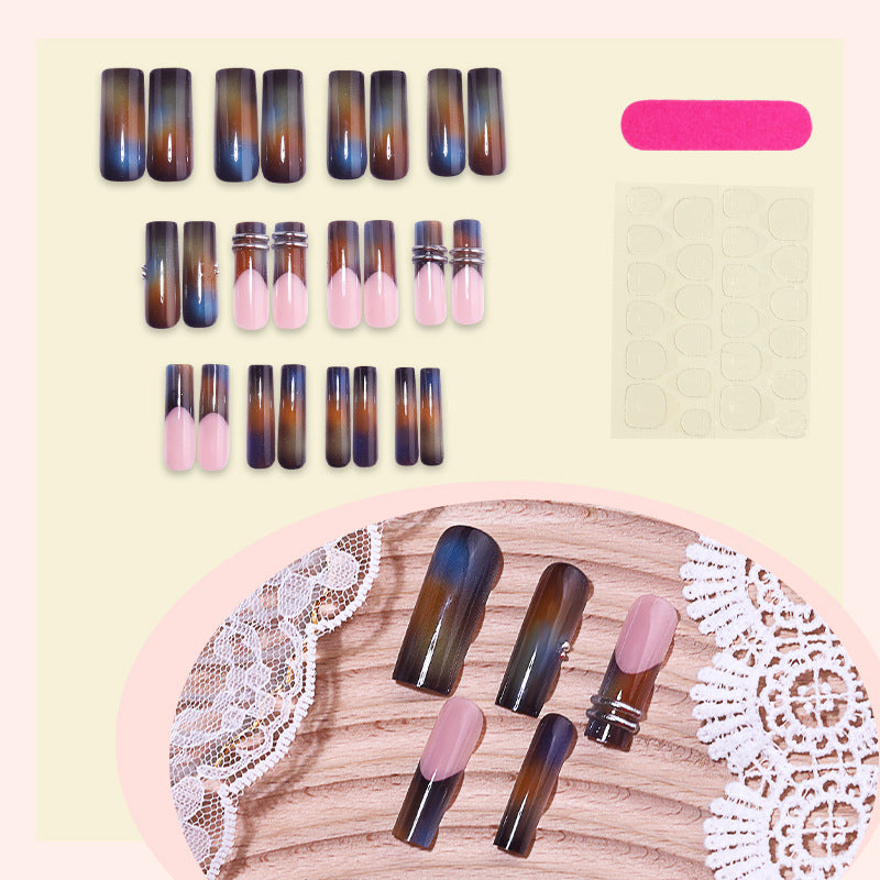 Ombre Press-On Nails Set Acalora