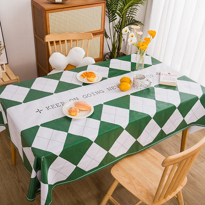 Checkered Pattern Tablecloth