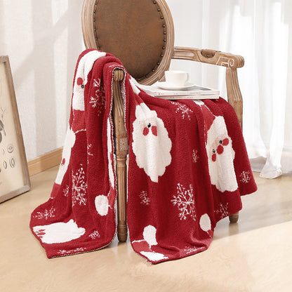 Festive Cozy Throw Blanket