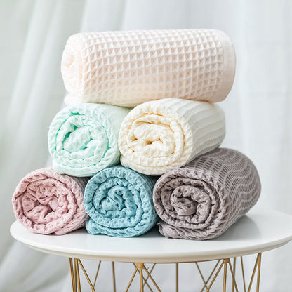 Ladies' Waffle Fabric Bath Towel Karnz