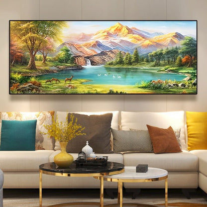 Scenic Mountain Landscape Wall Art
