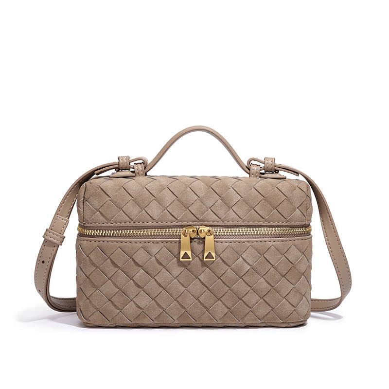 Handcrafted Textured Leather Crossbody Bag Acalora