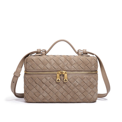 Handcrafted Textured Leather Crossbody Bag Acalora