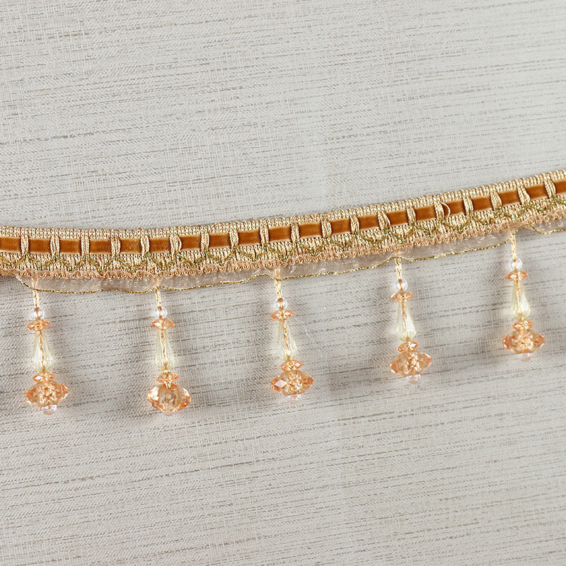Decorative lace trim with pearls Acalora