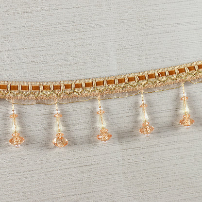 Decorative lace trim with pearls Acalora