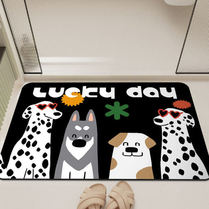 Cartoon-Inspired Bathroom Mat
