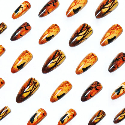 Artistic Halloween-Themed Nail Art Acalora 1788155472