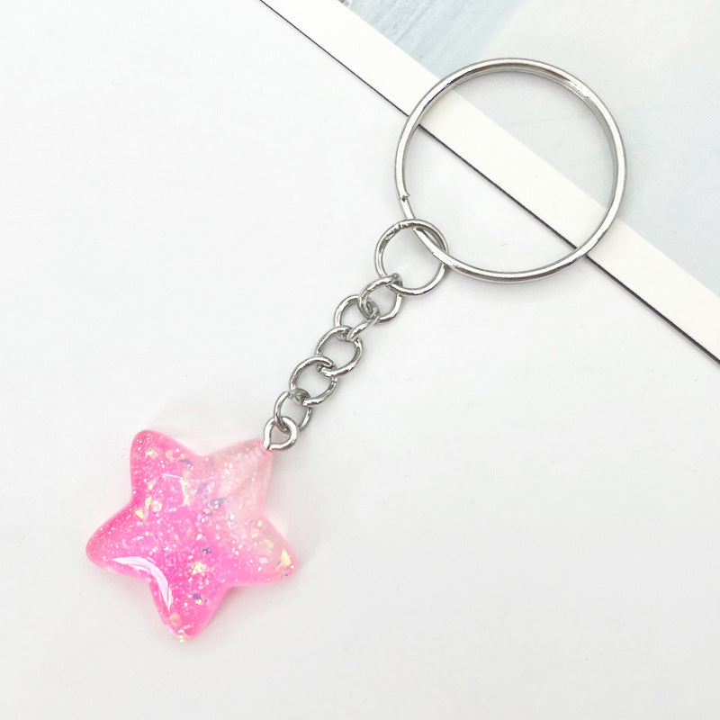 Star-Shaped Acrylic Keychain Acalora