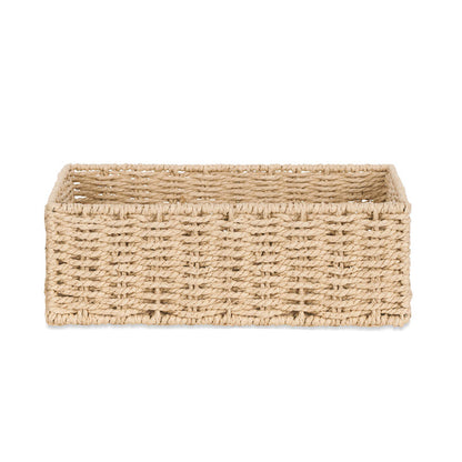 Rectangular Natural Woven Storage Basket Acalora