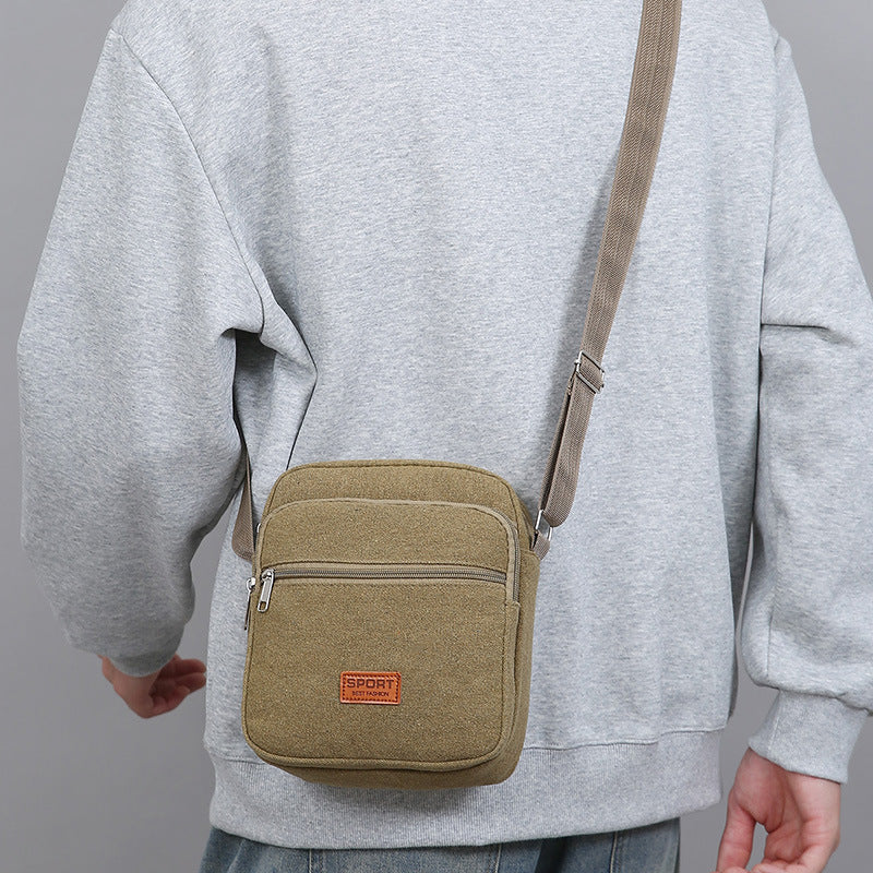 Versatile Canvas Crossbody Bag Acalora