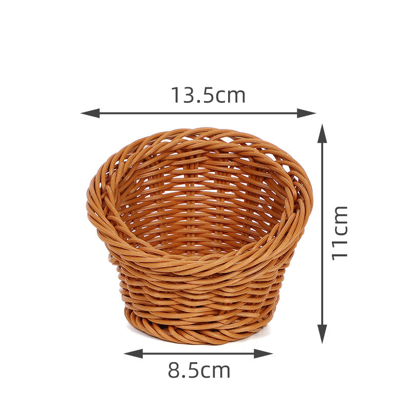 Decorative Woven Round Basket Acalora