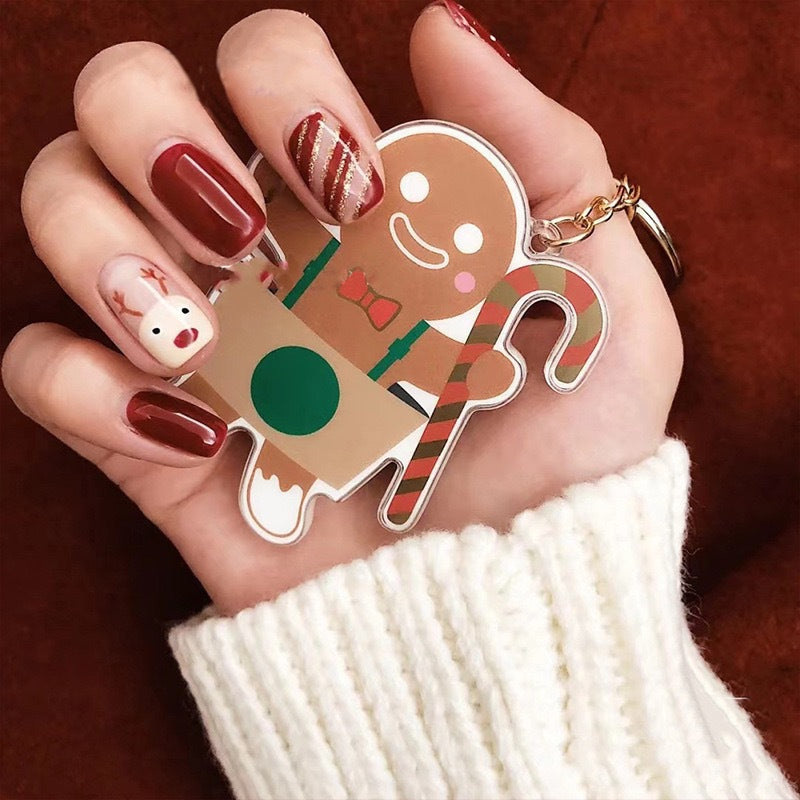 Fun Character-Themed Press-On Nail Art Acalora
