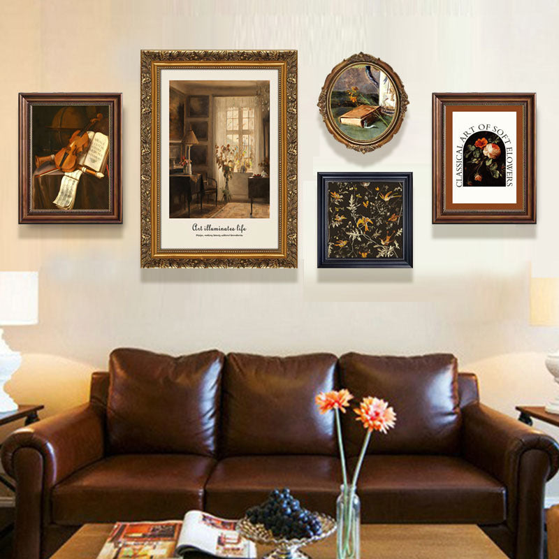 Elegant Vintage Style Framed Art Print