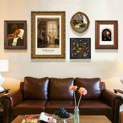 Elegant Vintage Style Framed Art Print