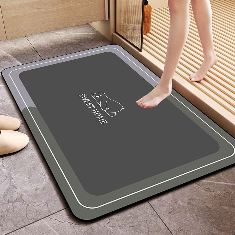 Absorbent Memory Foam Bathroom Mat