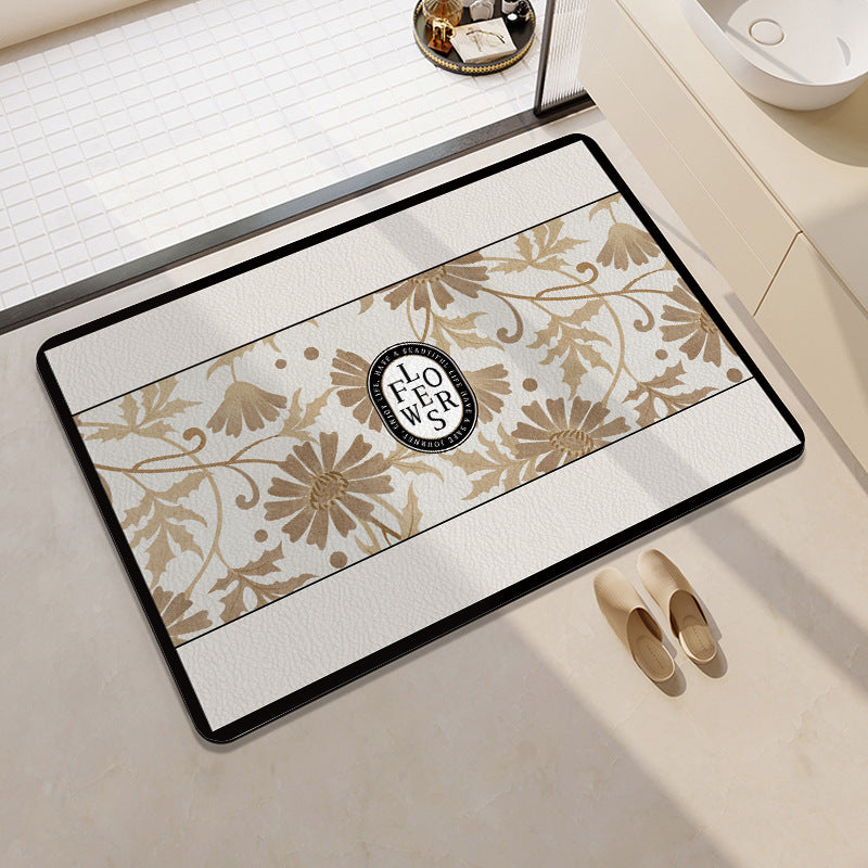 Playful Citrus-Themed Bath Mat Acalora
