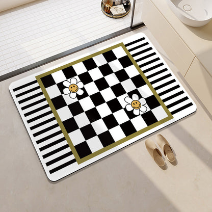 Decorative Honeycomb Bath Mat Acalora