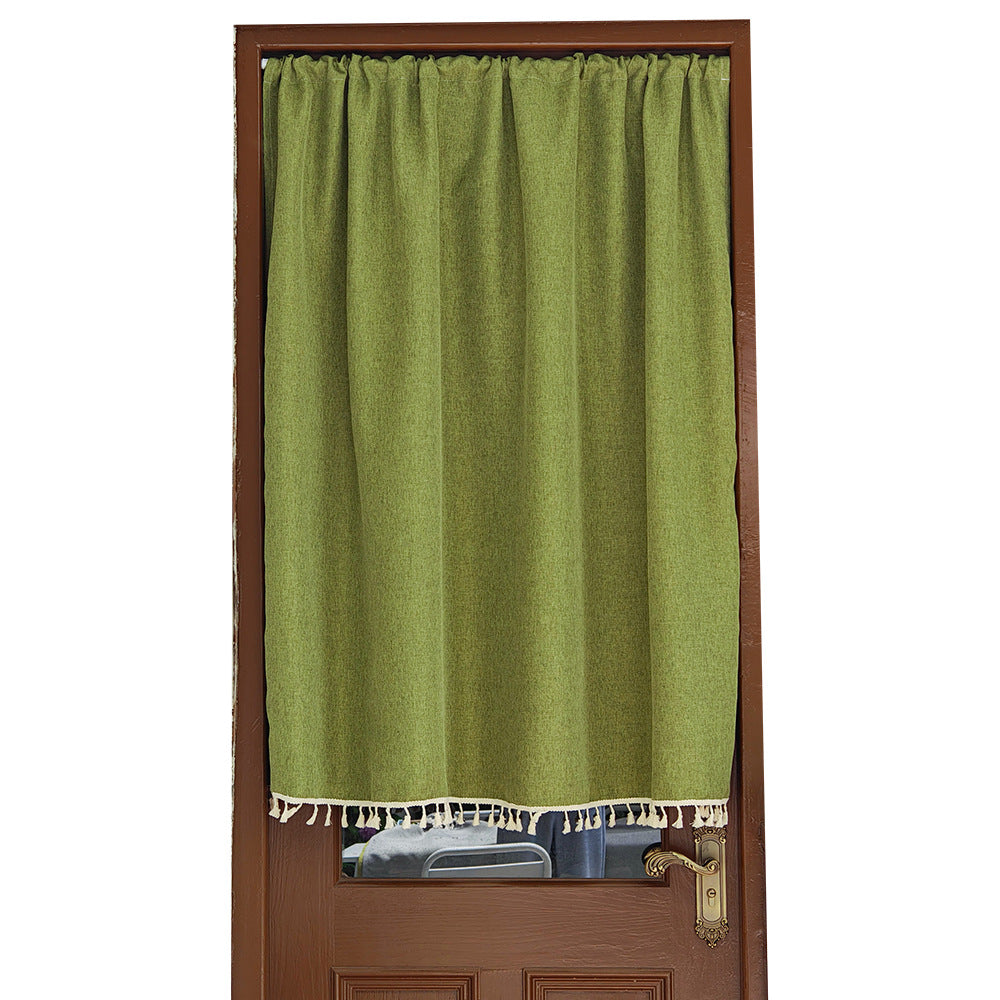 Elegant Textured Door Curtain