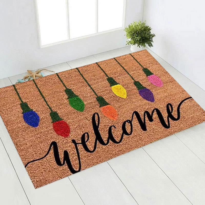 Holiday-Themed Welcome Mat