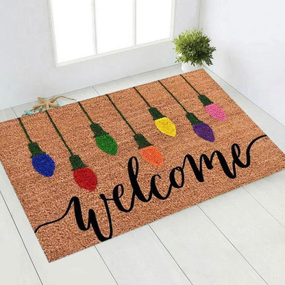 Holiday-Themed Welcome Mat