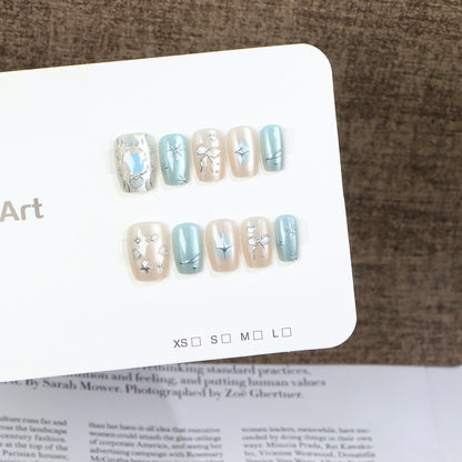 Artistic Themed Press-On Nail Art Set Acalora