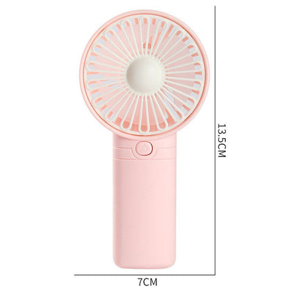 Women's Portable Mini Handheld Fan with Ergonomic Handle and Innovative Design Skanto
