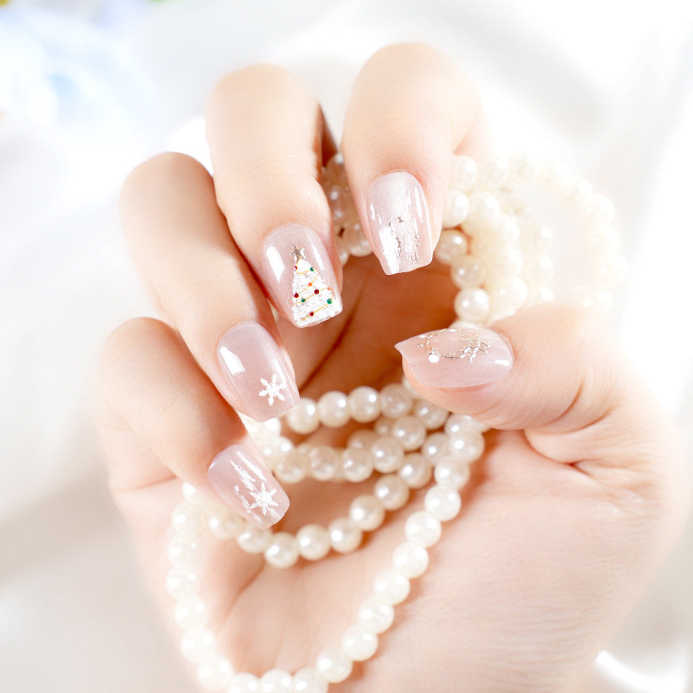 Glittering Holiday Nail Art Acalora