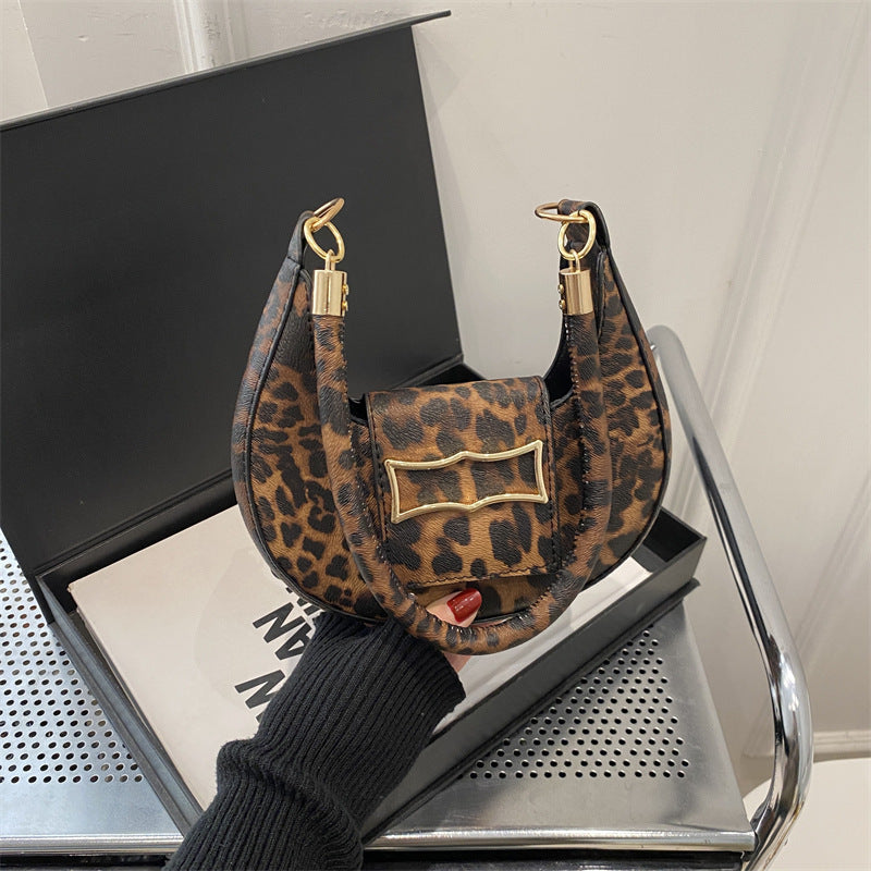 Stylish Leopard Print Handbag Acalora