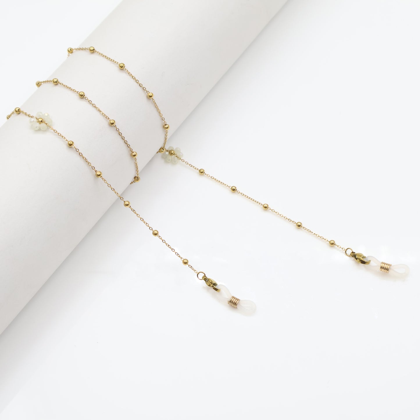 Floral Bead Eyewear Chain Acalora