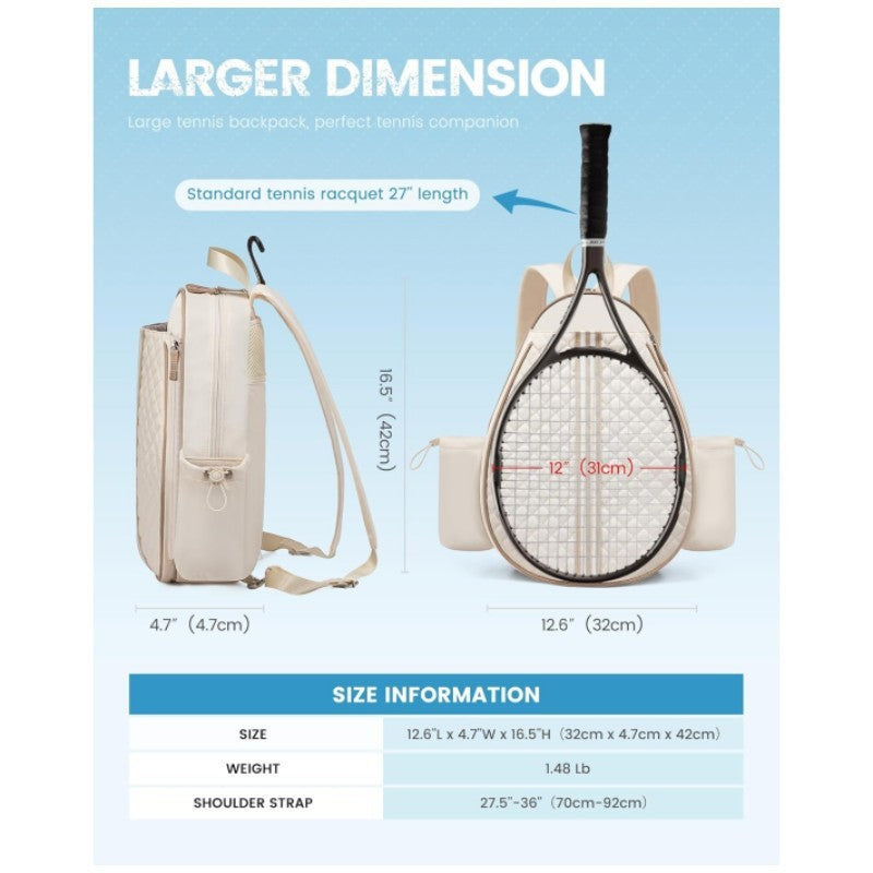 Stylish Tennis Racket Backpack Acalora