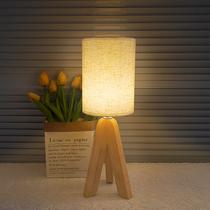Modern Wooden Base Table Lamp