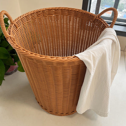 Women's Practical Storage Basket made of Woven Material Bowlift