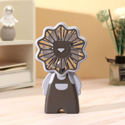 Women's creative mini handheld fan with floral motif Brehn