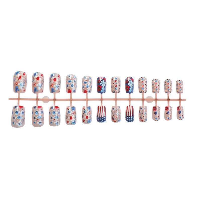 Decorative Floral Press-On Nail Art Set Acalora 1788496018
