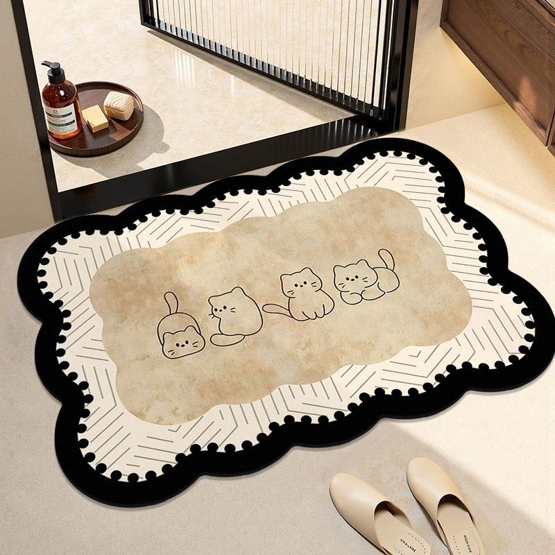 Adorable Dog-Themed Entrance Mat