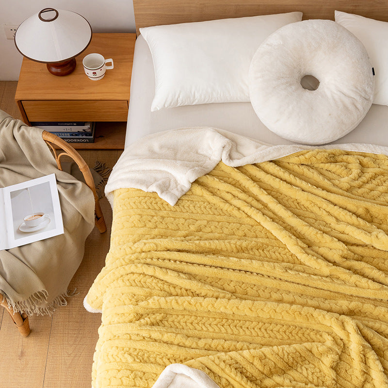 Unisex Plush Throw Blanket