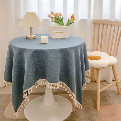 Decorative Tablecloth with Tassels