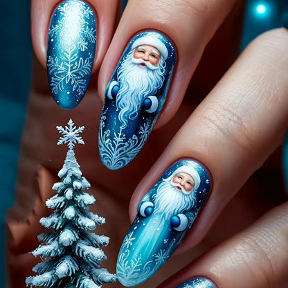 Festive Character-Themed Nail Art Acalora