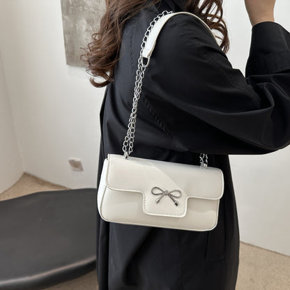 Elegant Bow Accent Crossbody Bag Acalora