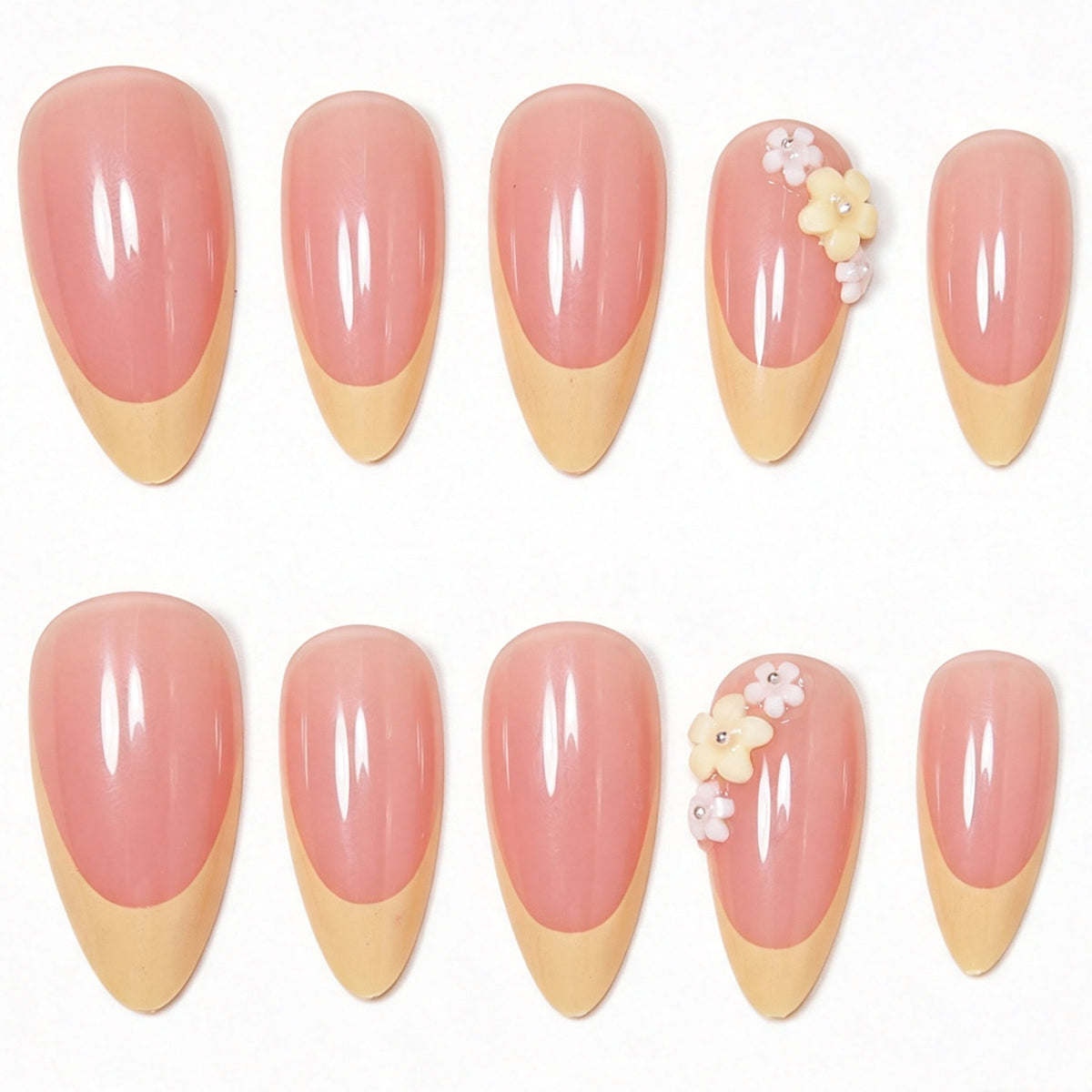 Elegant Floral Accent Nail Art Kit Acalora